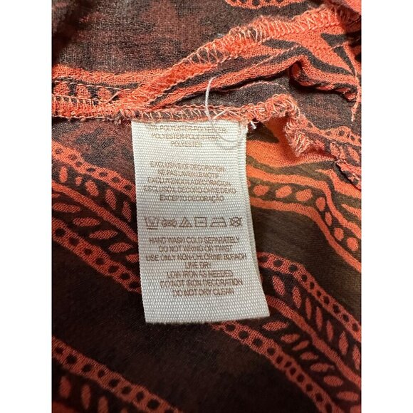 Free People Women’s Feather In The Wind Sheer Print Beaded Tunic Size M - Picture 10 of 12